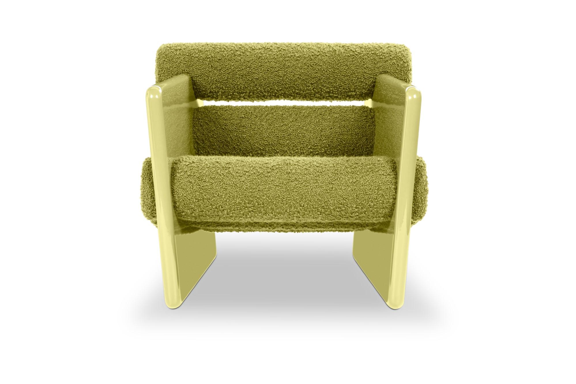 Post-Modern Charles Cormo Acacia Armchair by Royal Stranger For Sale