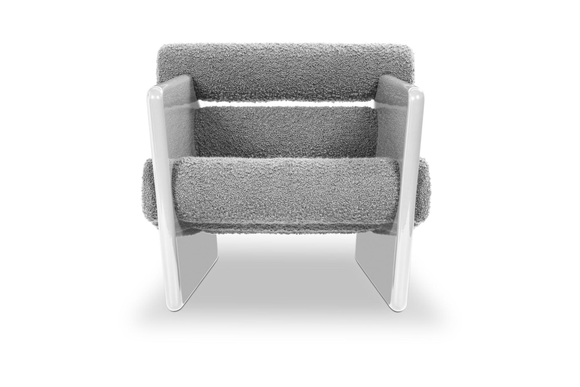 Post-Modern Charles Cormo Zinc Armchair by Royal Stranger For Sale