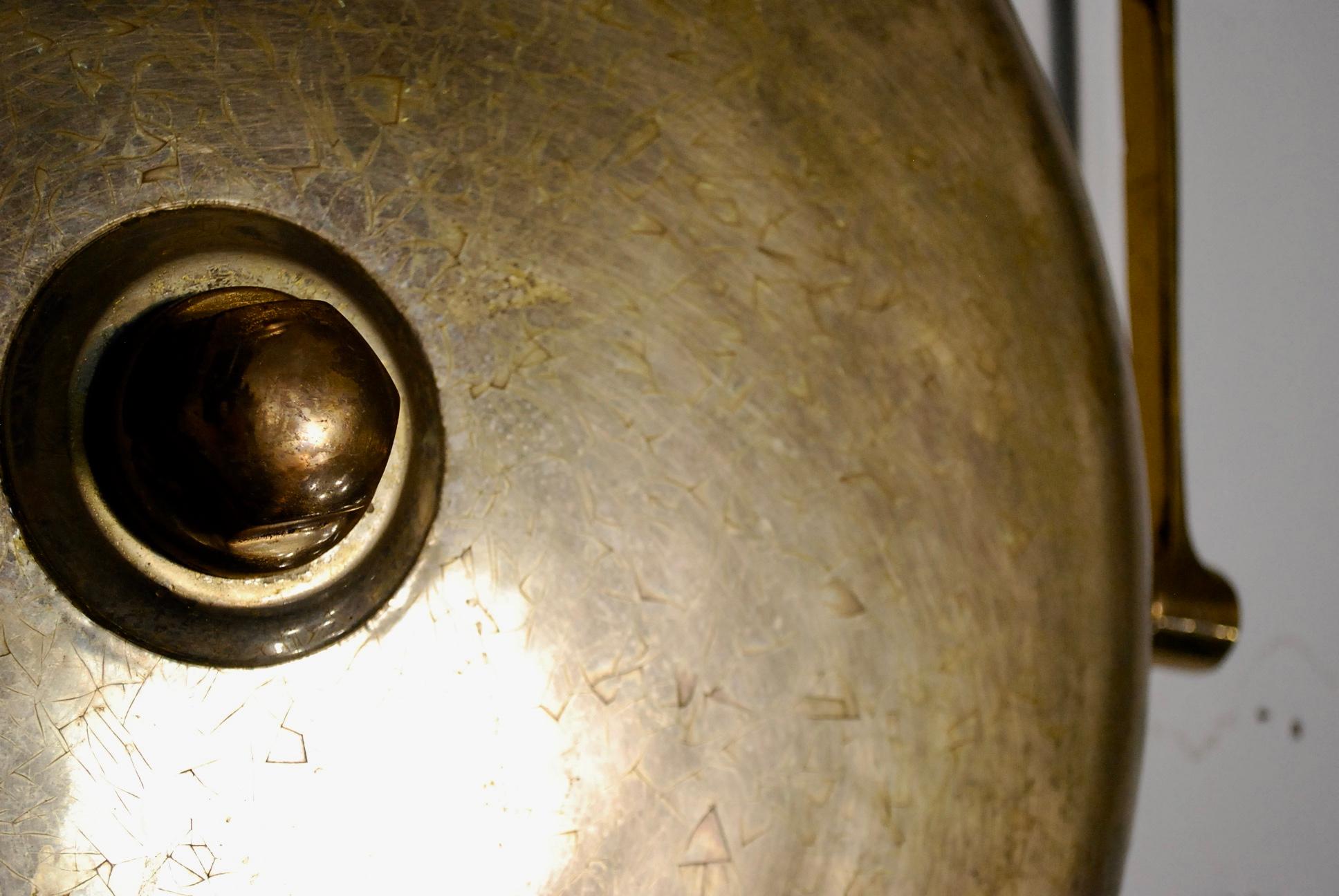 American Charles Cory & Son Engine Room Signal Bell Double Hammer 18