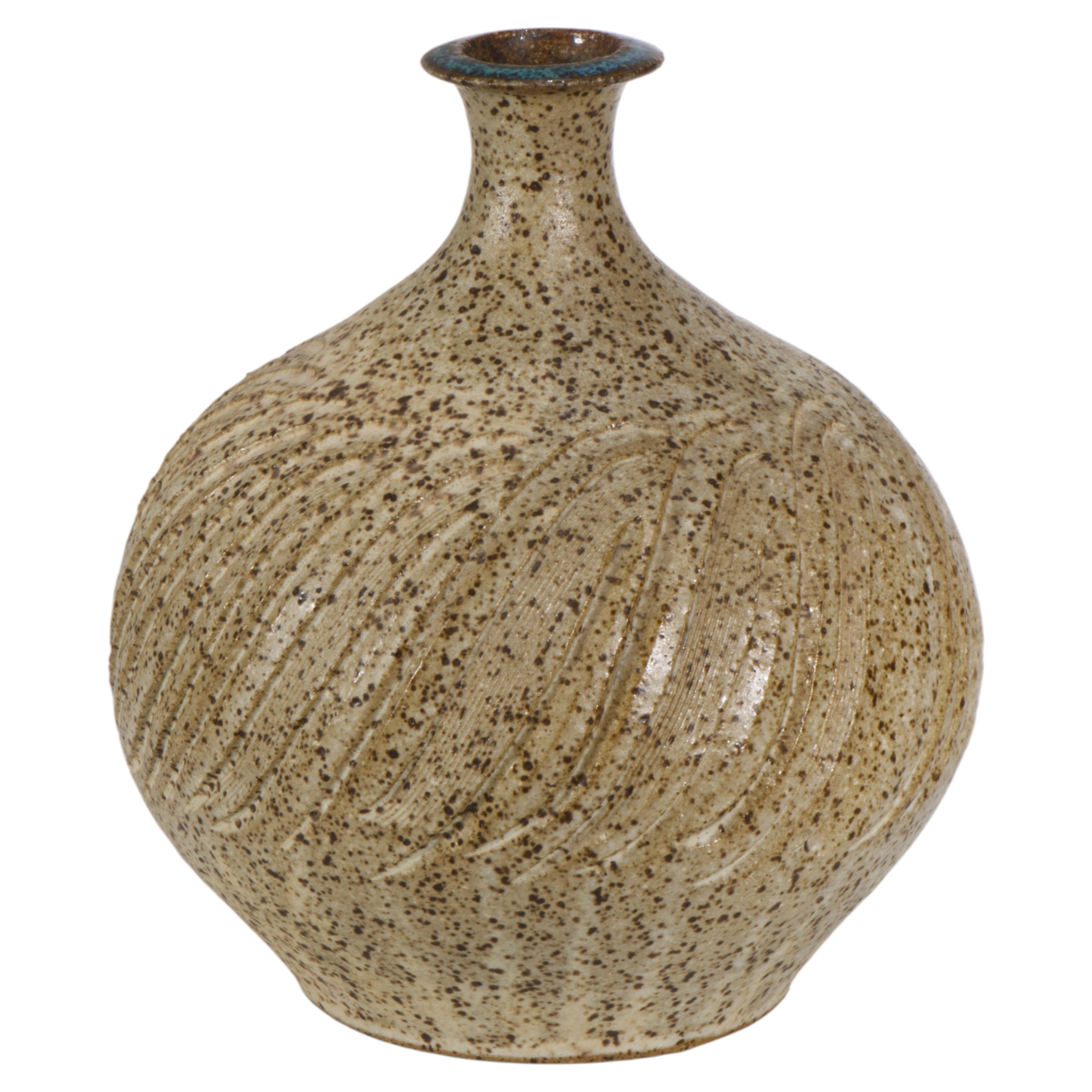 Charles Counts - Vaso da fiori "Rising Fawn" con smalto salino