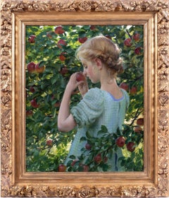 Apple Perfume, Figurative work by Charles Courtney Curran (1861-1942, American)