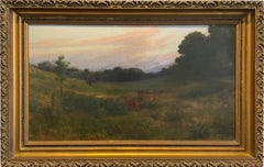 "Twilight, Mianus, Connecticut, " Charles Courtney Curran, Greenwich Landscape