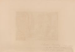 Les Deux Foscari - Radierung von Charles Courtry - 1891