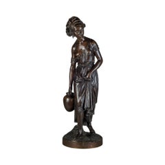 Bronze Sculpture Statue of a Nubian Woman by Cumberworth 