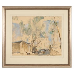 Charles Cundall (1890-1971) Farm in Umbria