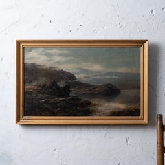 Charles D. Hartley Scottish Highlands Landscape Painting