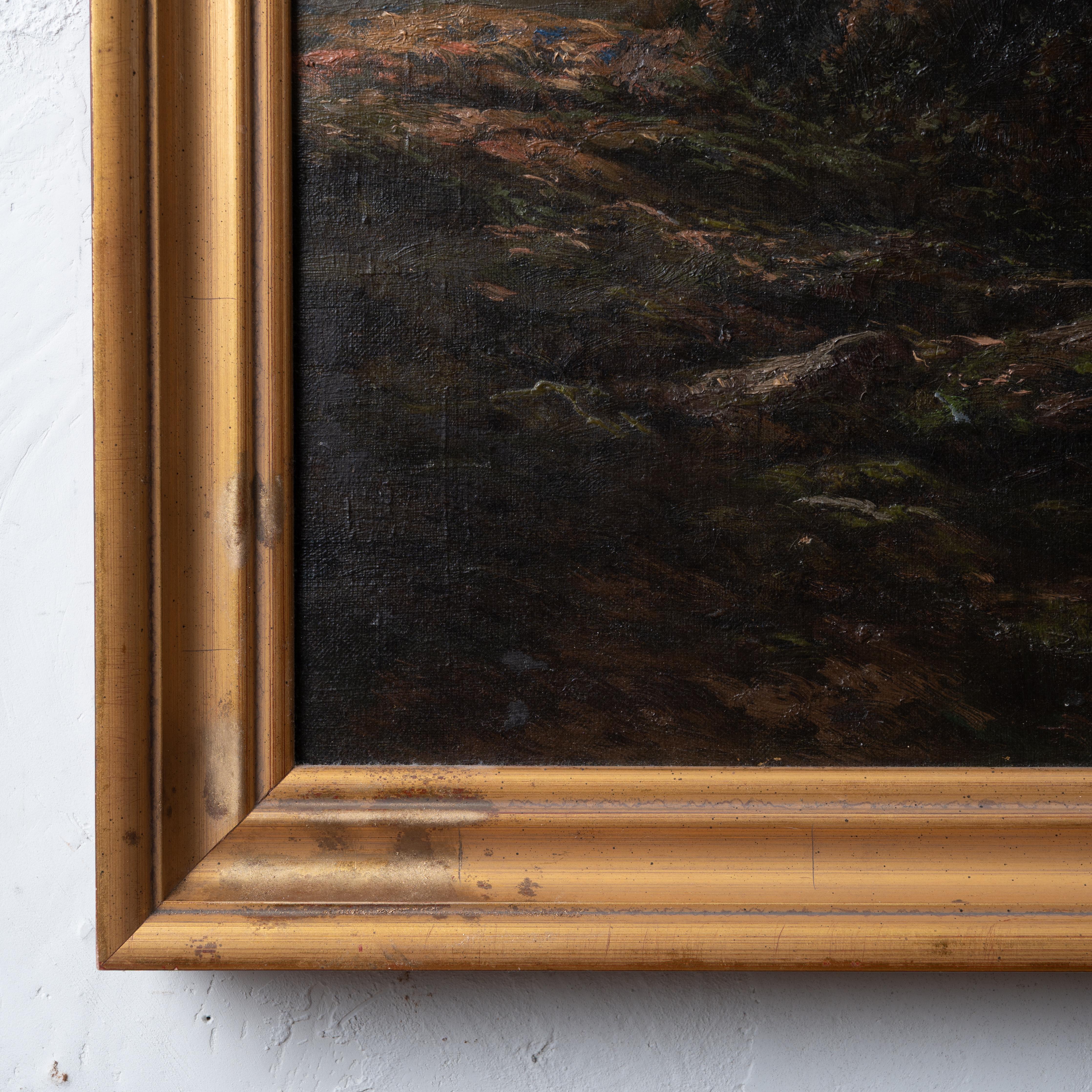 Tela Charles Hartley Pittura di paesaggio delle Highlands scozzesi in vendita