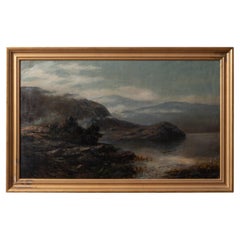 Charles D. Hartley Pintura de paisaje de las Tierras Altas de Escocia