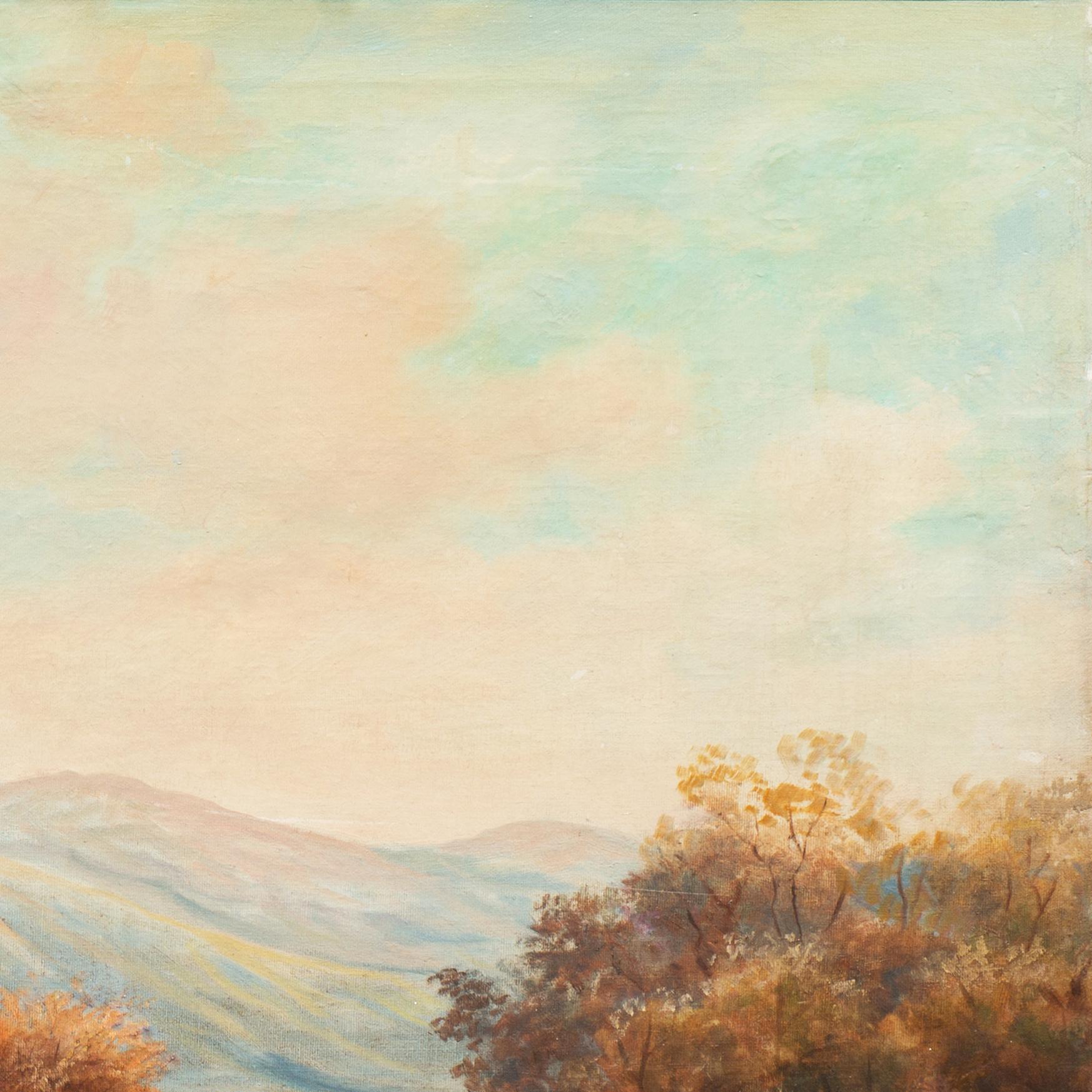 'Il riposo di mezzogiorno', olio su paesaggio dell'America occidentale, Who Was Who in American Art in vendita 3