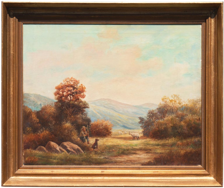 Charles Damrow The Noonday Rest Wisconsin American West Landscape Who Was Who For Sale At 1stdibs