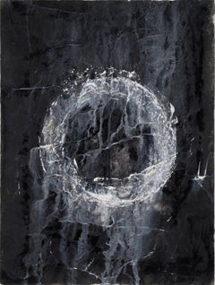 Vintage "Comet" - Minimalist Abstract Expressionist Composition in Acrylic on Canvas