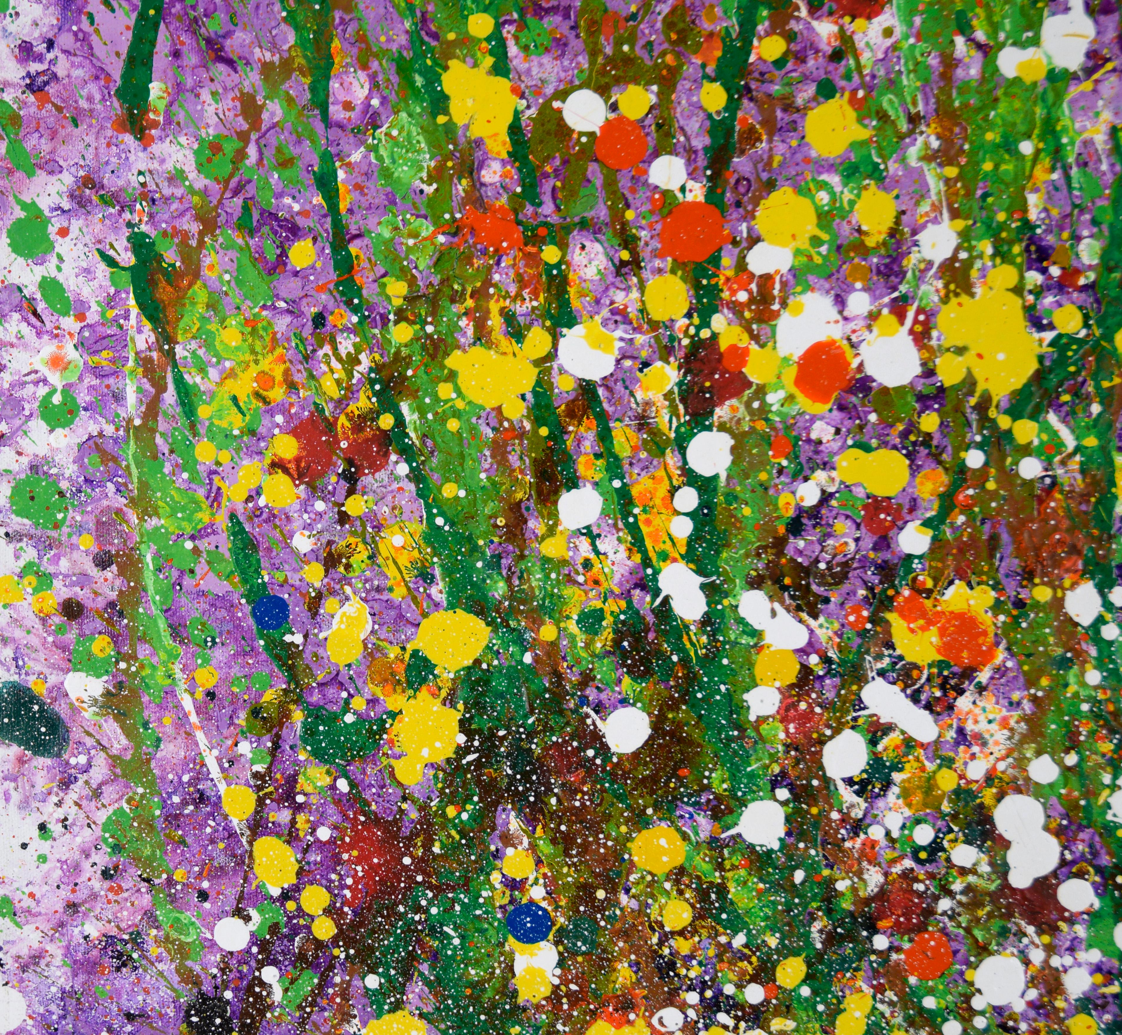 „Escape from Grape Jelly“ – Expressionistische Komposition aus Acryl auf Leinwand

Kühne abstrakte Splatter-Komposition des kalifornischen Künstlers Charles 