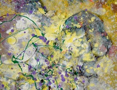 "Five Pound Painting" - Abstract Expressionist Composition in Acrylic on Canvas