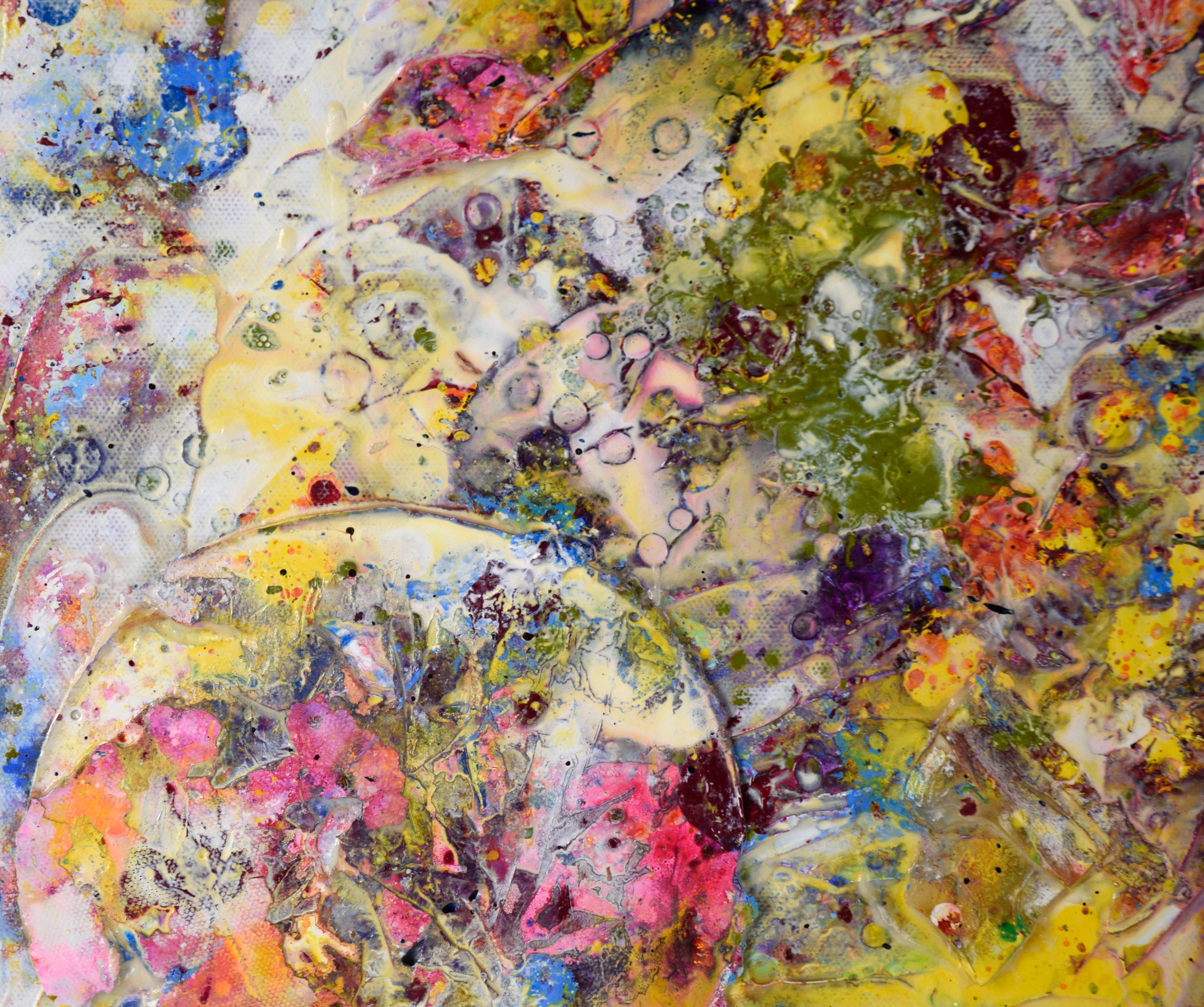 Schwebende Blasen – Abstrakte expressionistische Komposition aus Acryl auf Leinwand

Kühne abstrakte Komposition des kalifornischen Künstlers Charles 