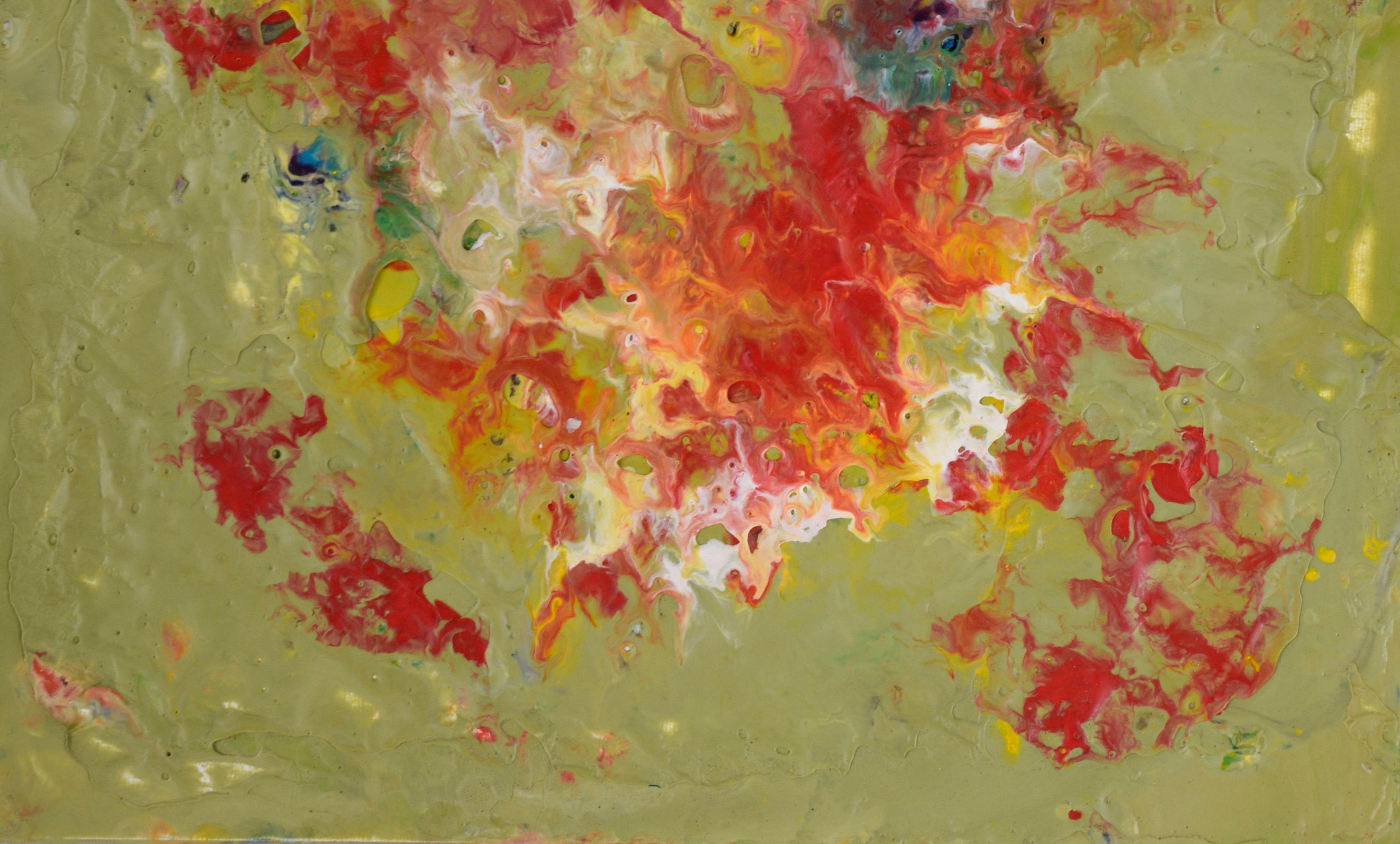 Flow - Expressionist Composition in Wax and Acrylic on Wood Panel

Bold abstract composition from the studio of David Francis by unknown artist 