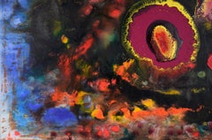 "From the Deep" Abstract Expressionist Composition in Acrylic on Canvas