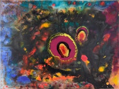 "From the Deep" Abstract Expressionist Composition in Acrylic on Canvas