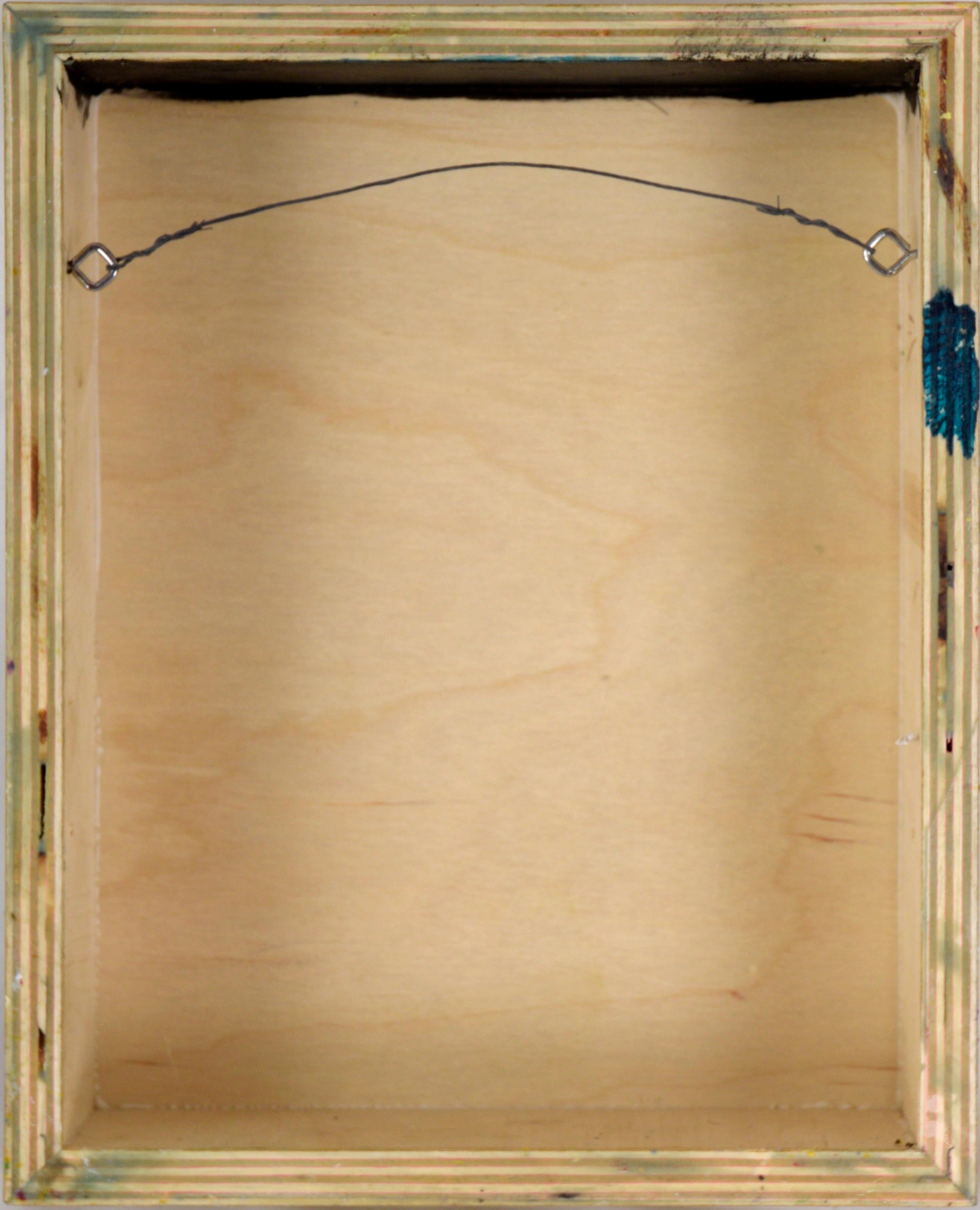 Garten – Expressionistische Komposition aus Wachs und Acryl auf Holzplatte

Kühne abstrakte Komposition des kalifornischen Künstlers Charles 