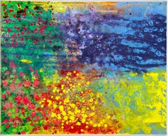 "Garden Series #4" - Abstract Expressionist Composition in Acrylic on Canvas