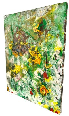 „Garden Series in a Dream“ – Abstrakt-expressionistisches Acryl auf Leinwand