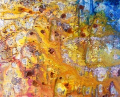 "Personalidad Magnética" Composición Abstracta en Acrílico sobre Lienzo