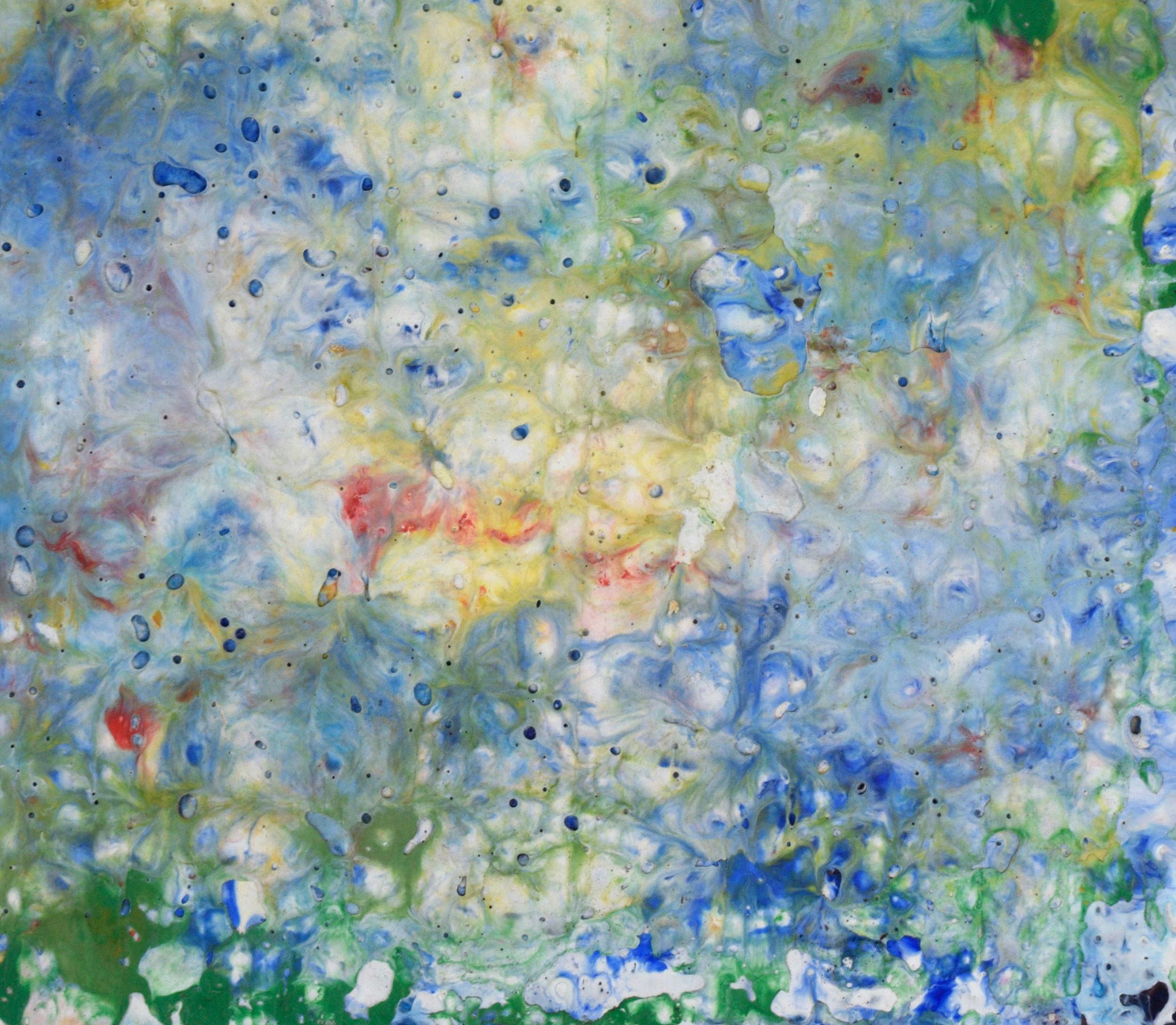 Nebula - Expressionist Composition in Wax and Acrylic on Wood Panel

Bold abstract composition by California artist Charles 