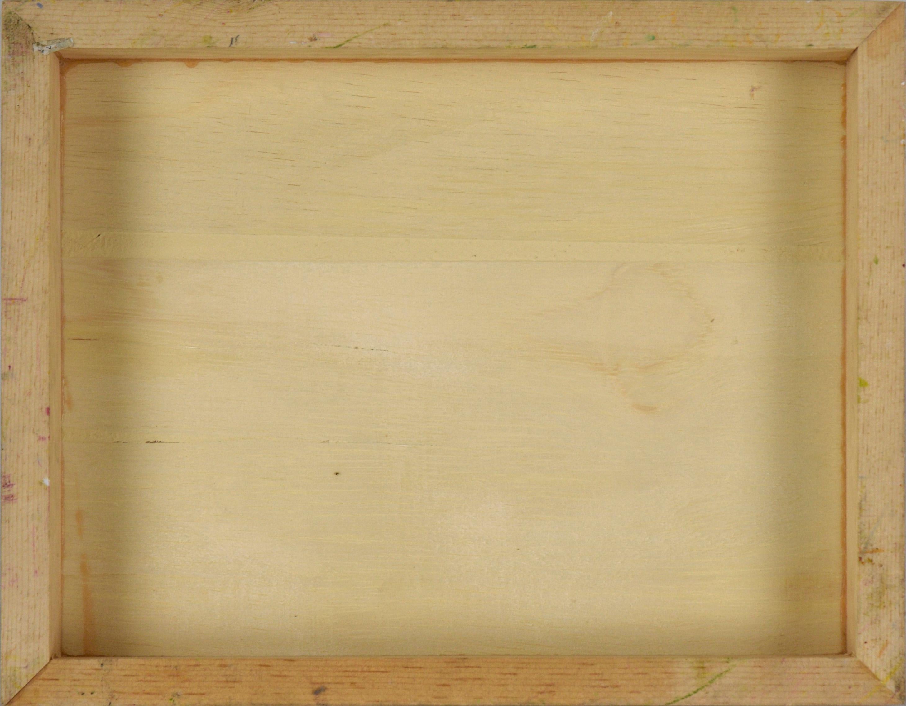 Patina - Composizione minimalista in cera e acrilico su pannello di Wood in vendita 2