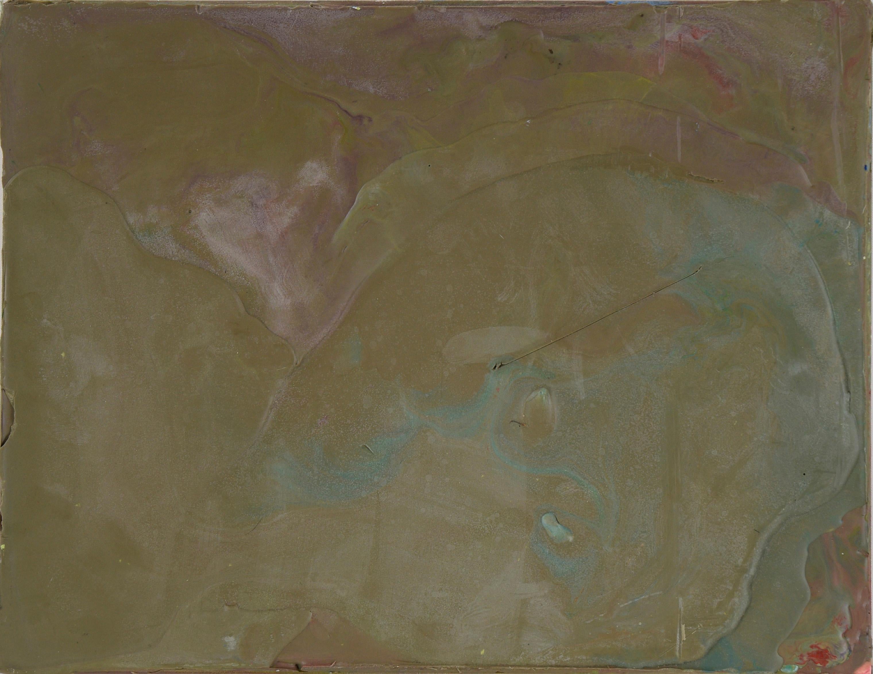 Patina - Minimalist Composition in Wax and Acrylic on Wood Panel