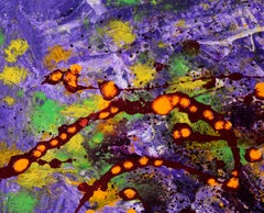 Star Formation - Abstract Expressionist Composition in Acrylic on Canvas