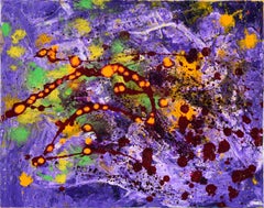 Star Formation - Abstract Expressionist Composition in Acrylic on Canvas