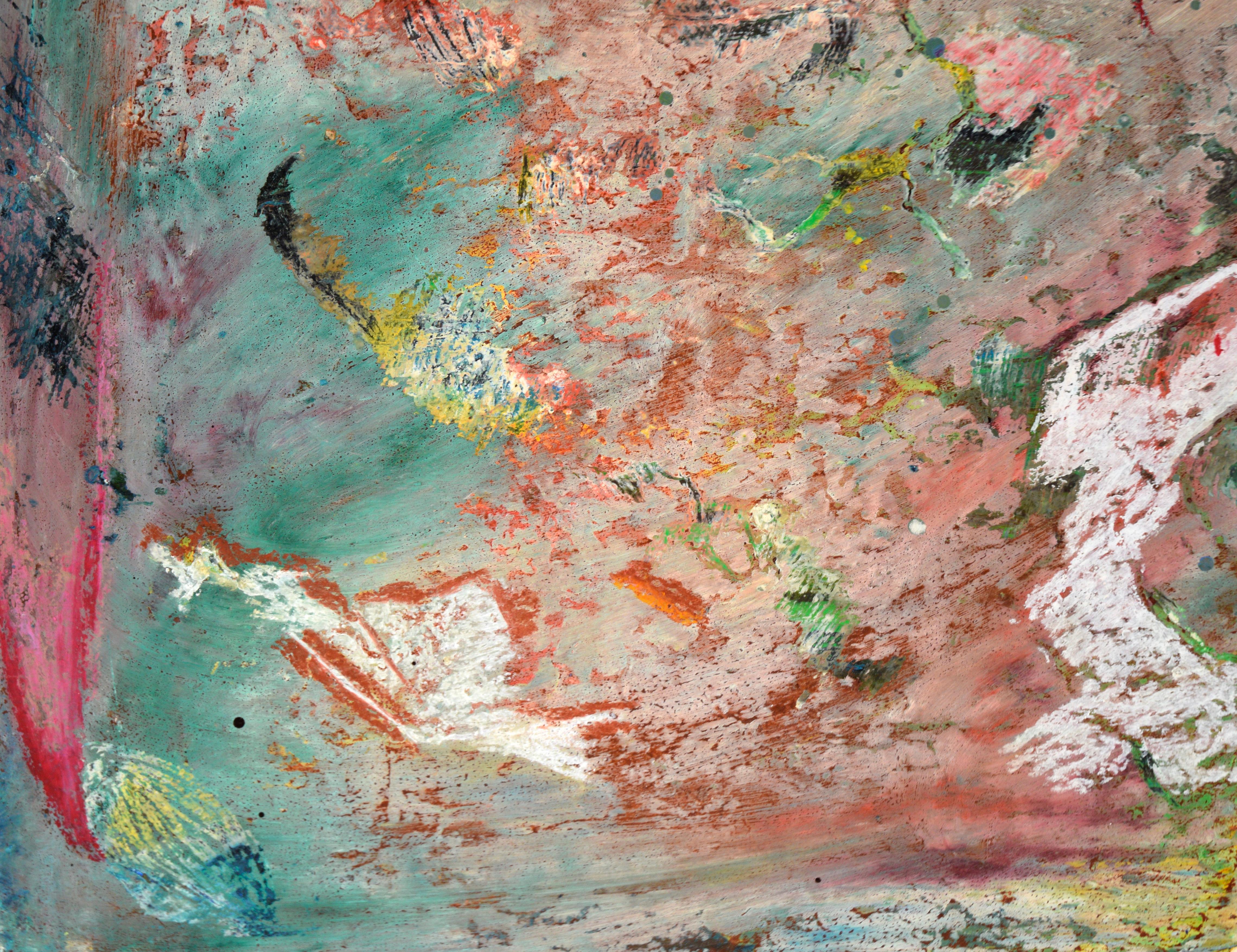 The Cave Wall - Abstract Expressionist Composition in Acrylic on Canvas

Vibrant and colorful composition by California artist Charles 