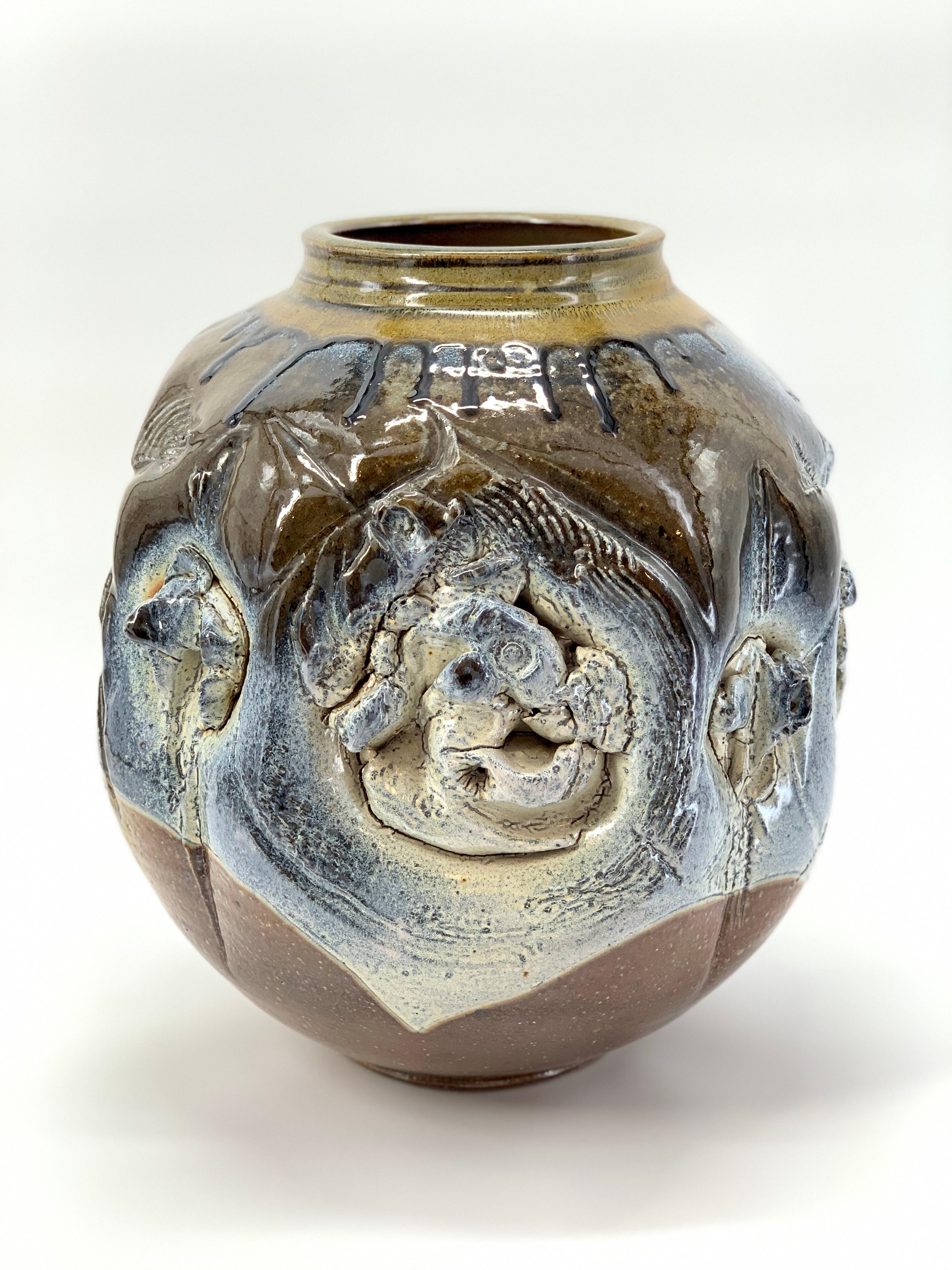 Untitled Salt-Fired Vessel by Charles Davis (INV# NP3989) 1
