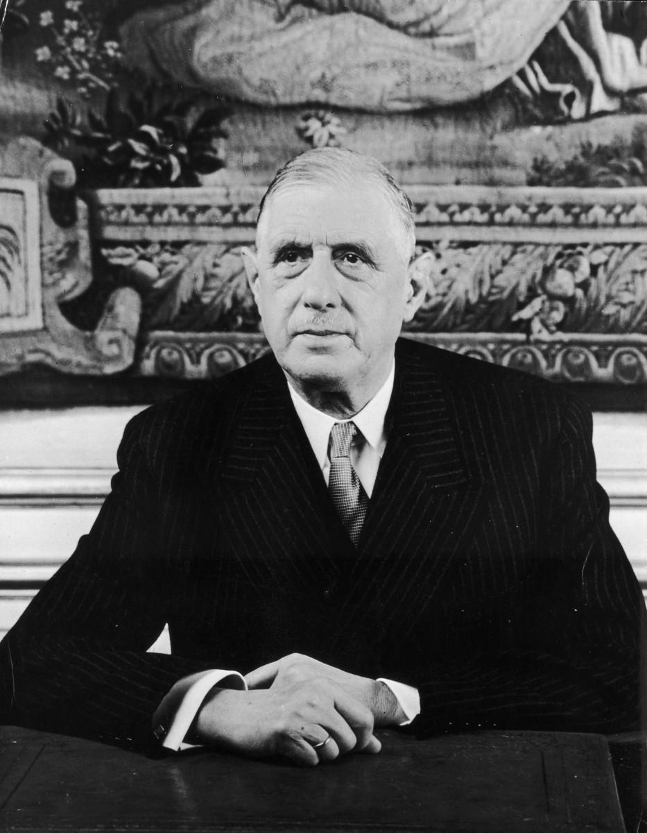 Mid-20th Century Charles De Gaulle signed WWII Menu