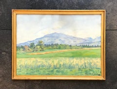 Paesaggio di campagna di Charles De Ziegler - Acquerello