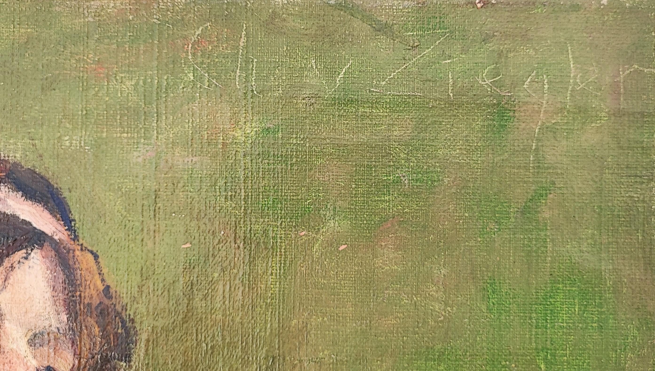 Die Tänzerin im rosa Tutu (Moderne), Painting, von Charles De Ziegler