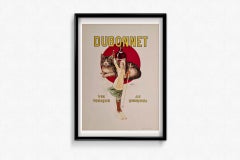 1930s original Art Deco poster for Dubonnet - Vin tonique au quinquina