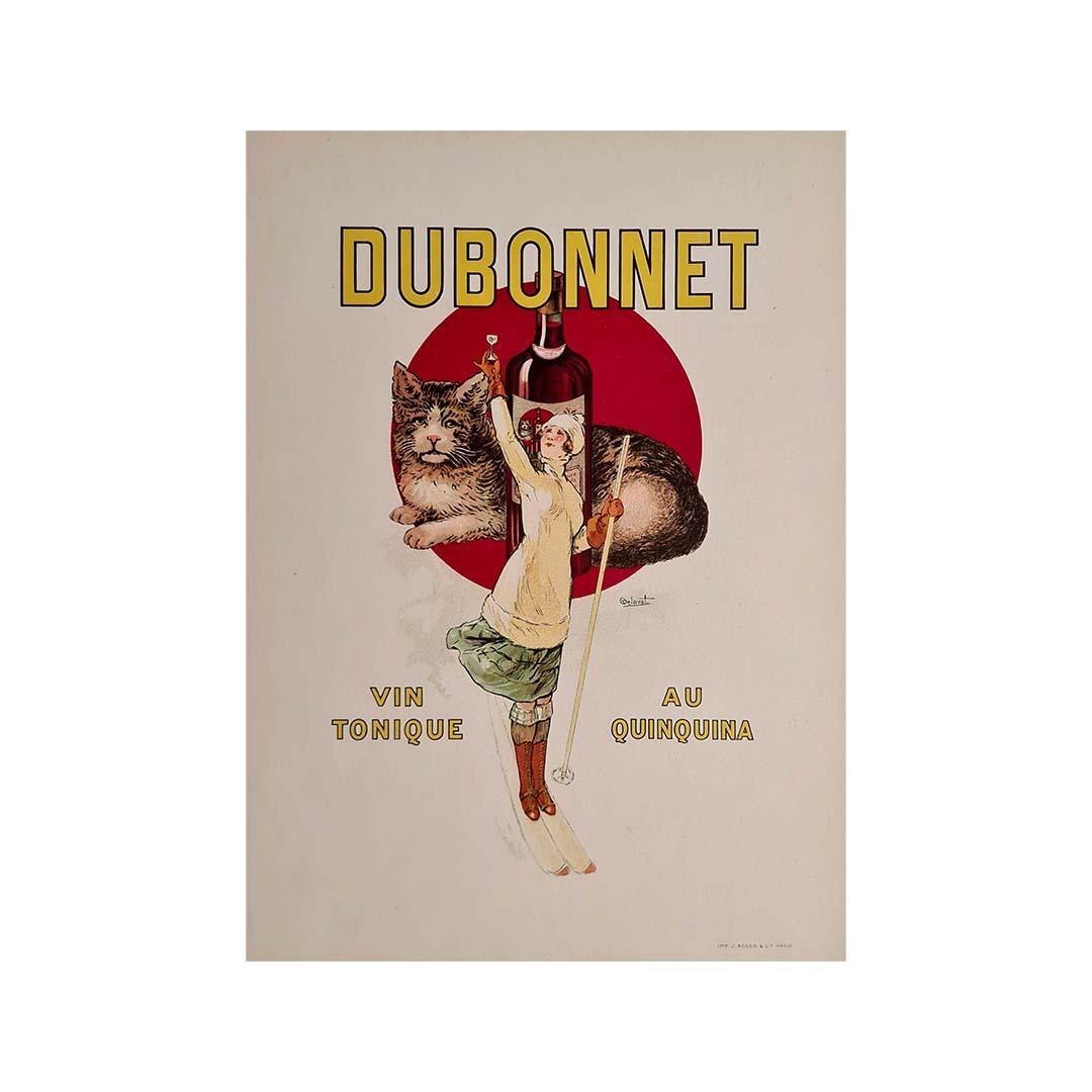 1930s original Art Deco poster for Dubonnet - Vin tonique au quinquina For Sale 2
