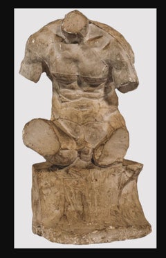 Según el Torso del Belvedere, Escultura de escayola moldeada, Principios del siglo XX