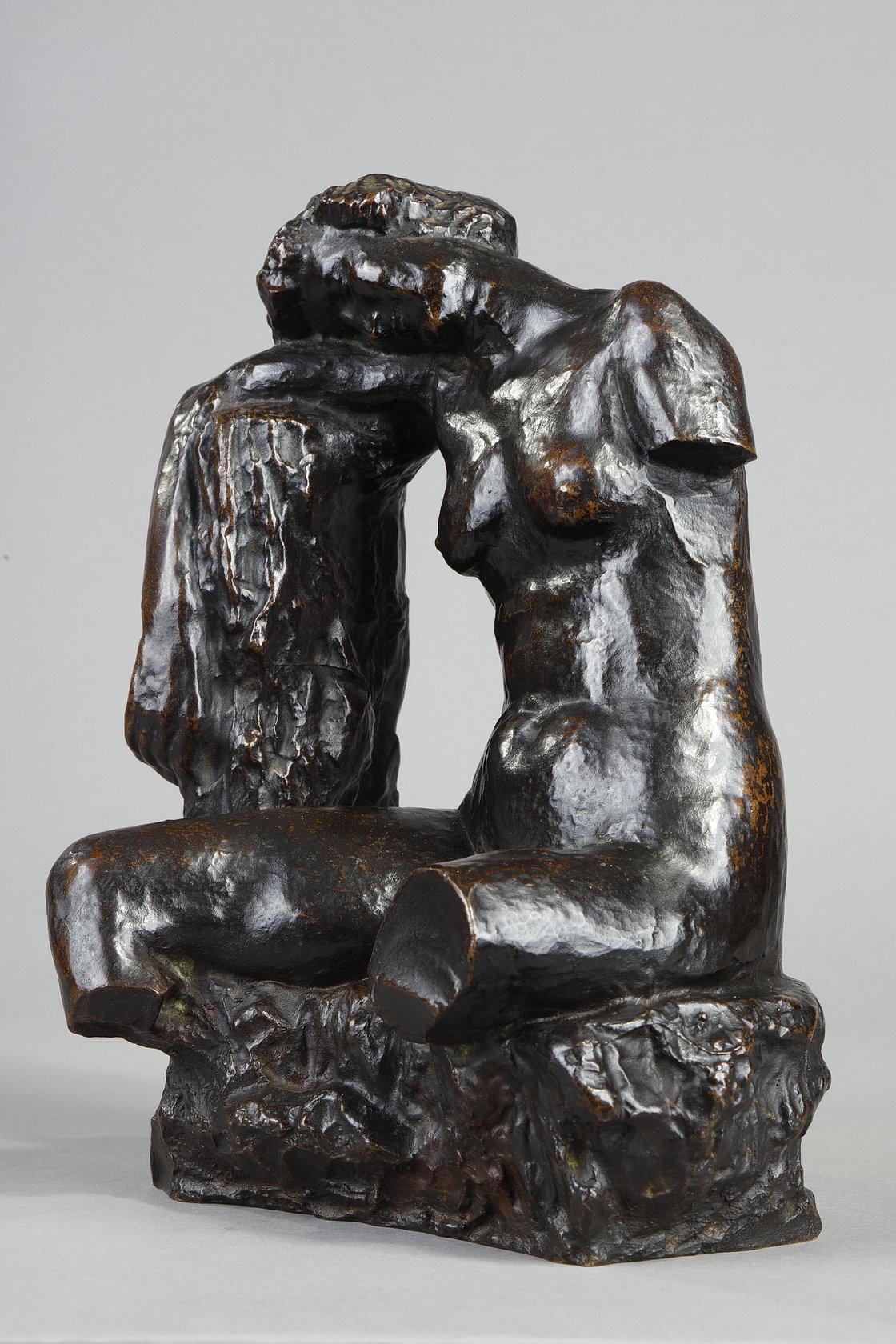 Bacchante - Art déco Sculpture par Charles Despiau