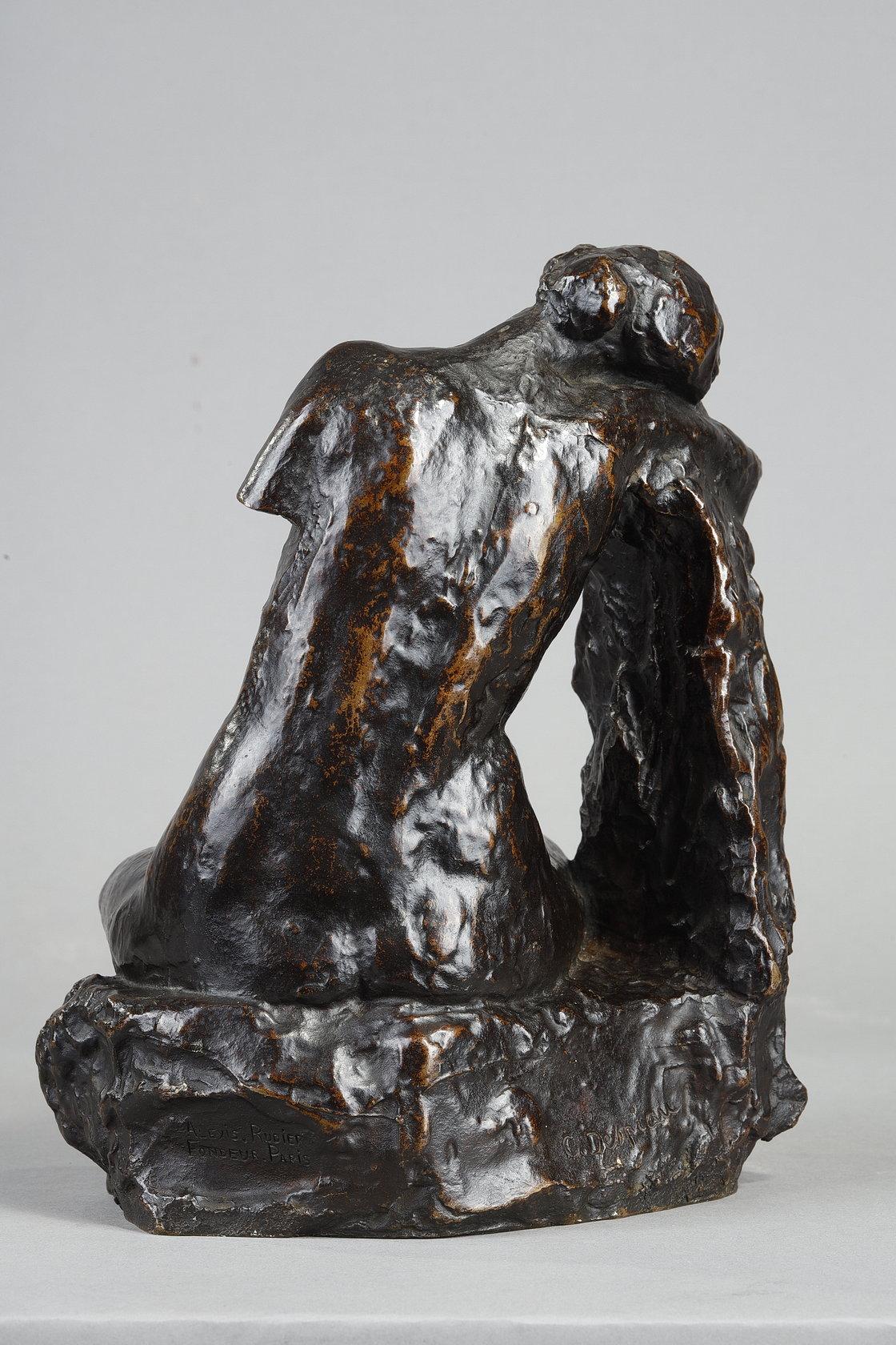 Bacchante
par Charles DESPIAU (1874-1946)

Sculpture en bronze à patine brun foncé nuancée
Signé au dos 