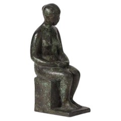 Charles Despiau (attri') Bronze einer Dame - Frankreich, 1930er Jahre