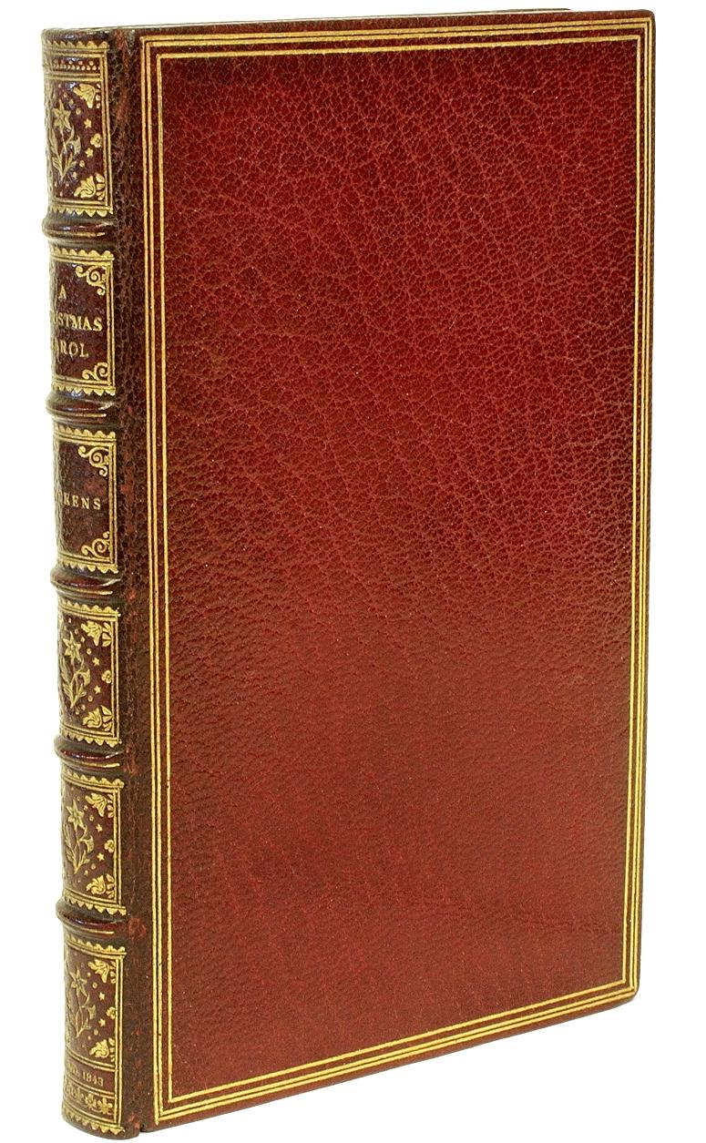 Author: DICKENS, Charles. 

Title: A Christmas Carol. In Prose. Being A Ghost Story of Christmas.

Publisher: London: Chapman & Hall, 1843.

Description: First edition second issue. 1 vol., 6-7/16