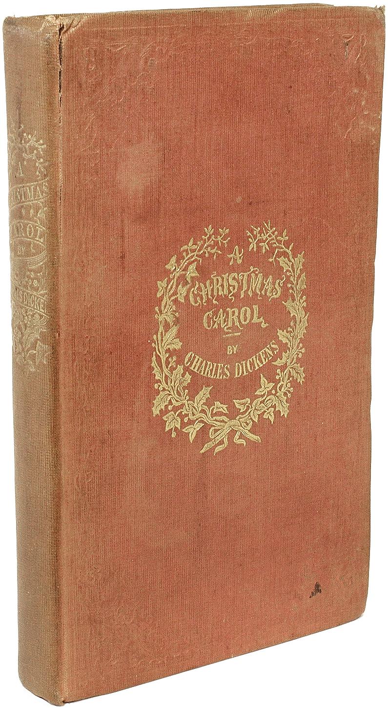 Mid-19th Century Charles Dickens, a Christmas Carol, 1843, First Edition, Second Issue
