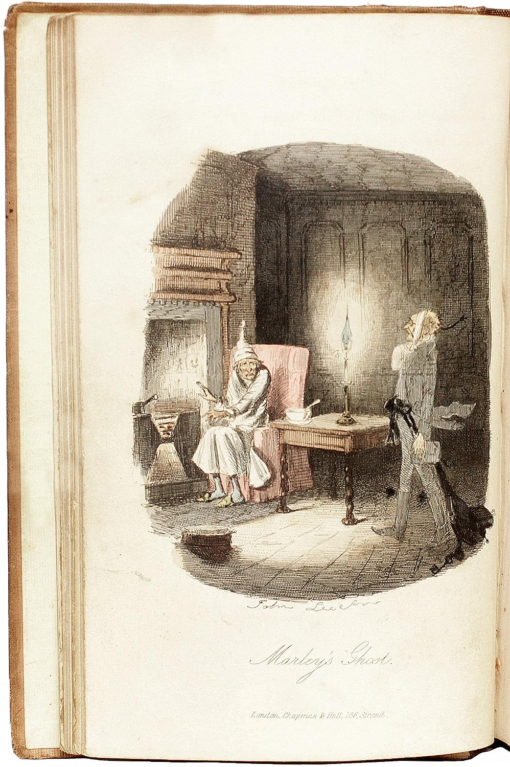 Mid-19th Century Charles DICKENS - A Christmas Carol - 1843 - THIRD EDITION - IN ORIGINAL CLOTH