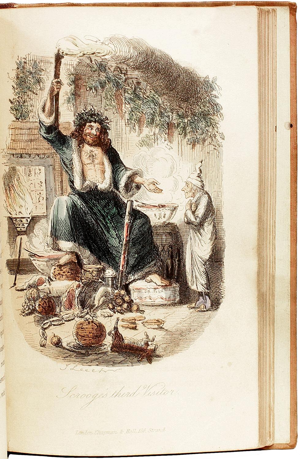 Fabric Charles DICKENS - A Christmas Carol - 1843 - THIRD EDITION - IN ORIGINAL CLOTH