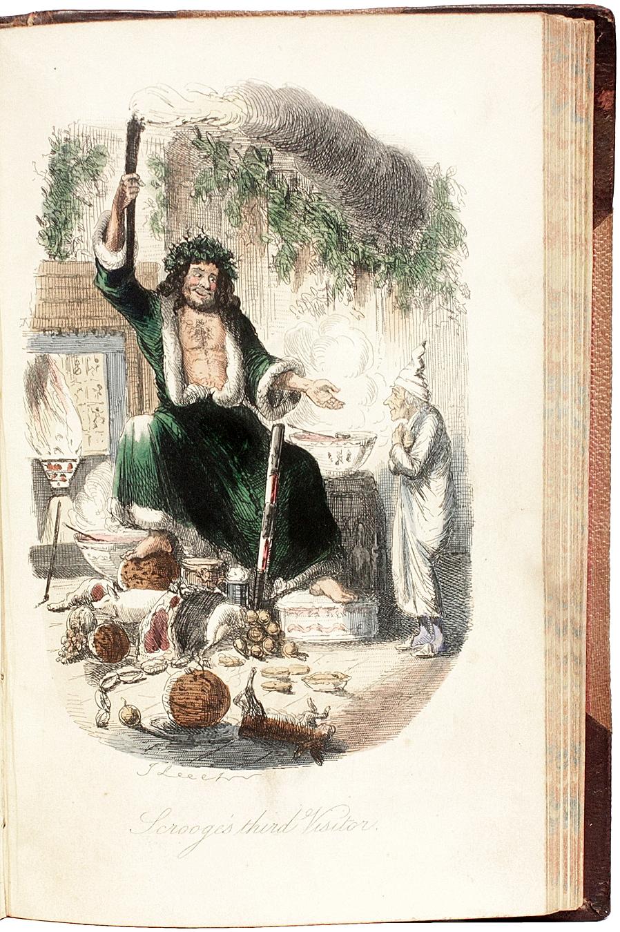 Tissu Charles DICKENS. Carole de Noël 1846, THE SCARCE 11TH EDITION en vente