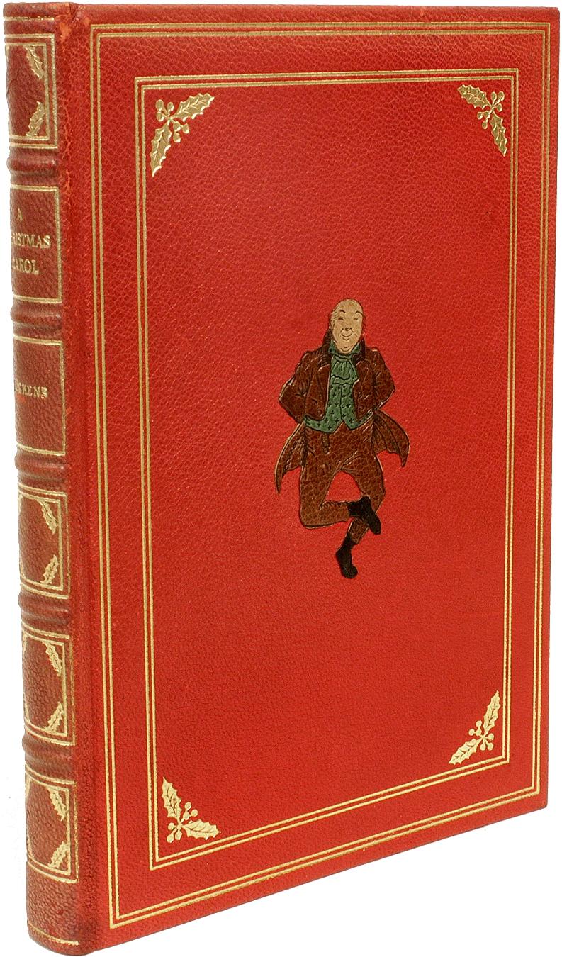 Charles DICKENS, A Christmas Carol, 1940, IN A FINE ONLAY BINDING! In Good Condition For Sale In Hillsborough, NJ