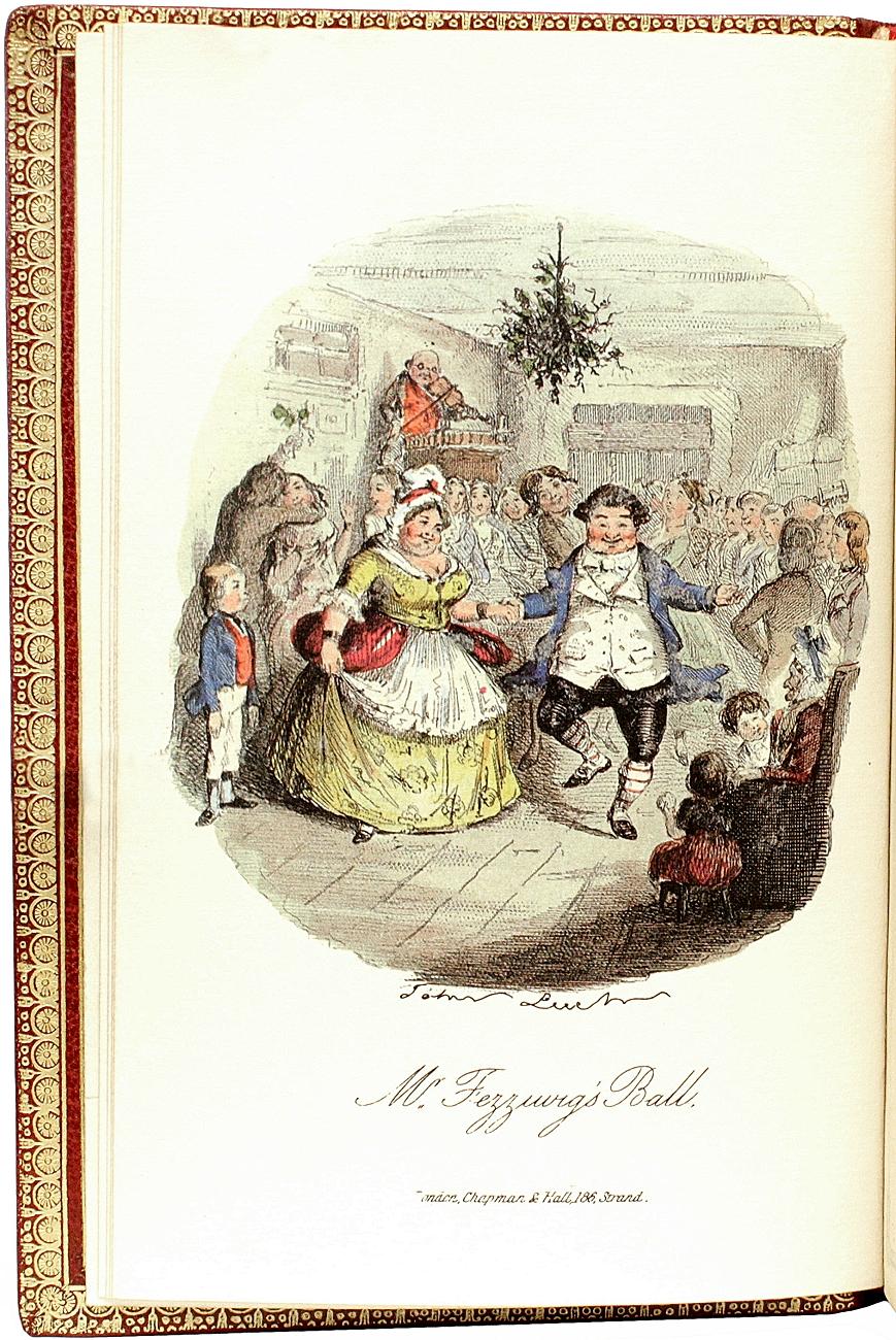 Milieu du XXe siècle Charles DICKENS. Le chant de Noël. Édition FACSIMILE - EN ONLAY DE RÉALISATION en vente
