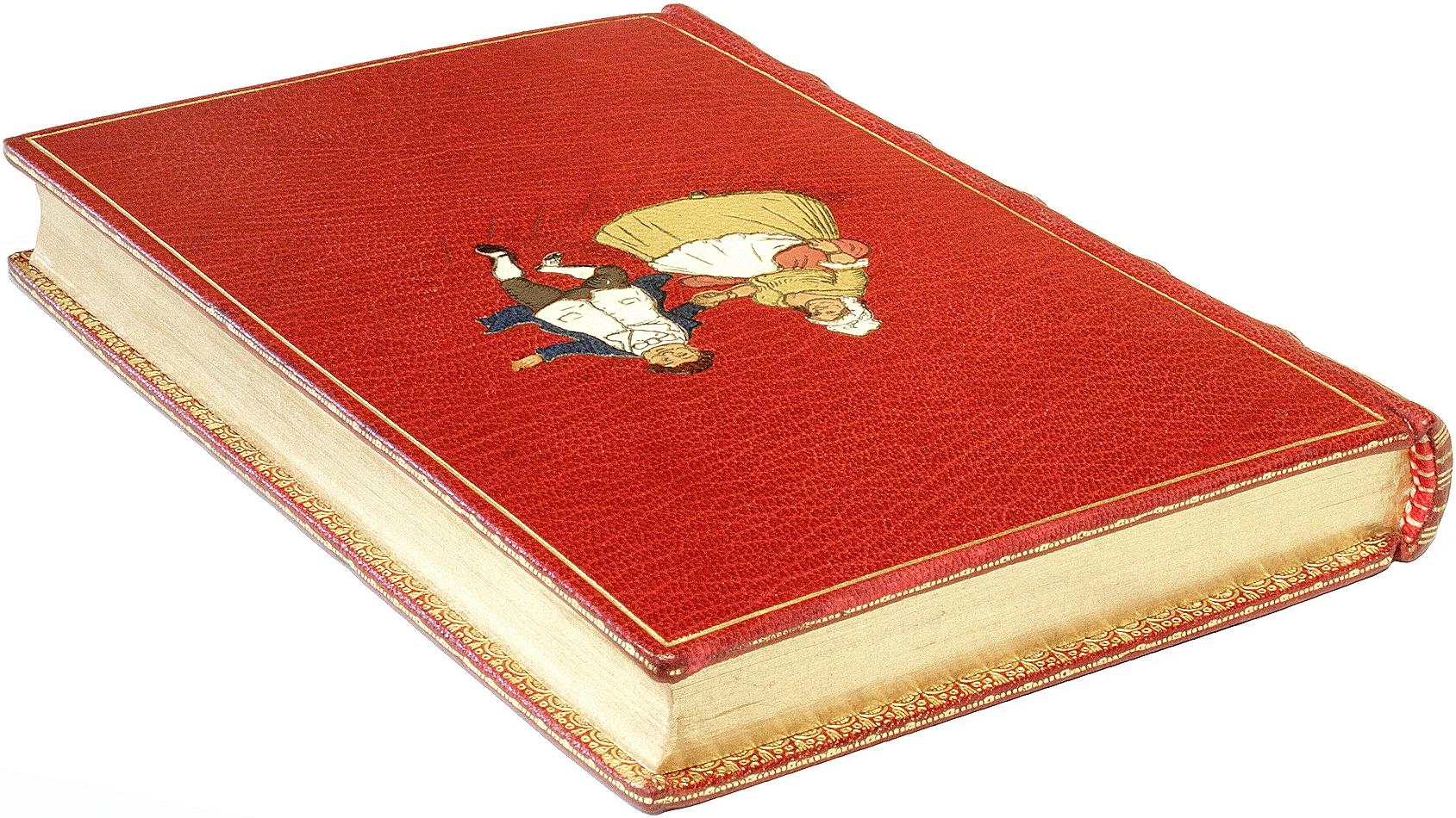 Cuir Charles DICKENS. Le chant de Noël. Édition FACSIMILE - EN ONLAY DE RÉALISATION en vente