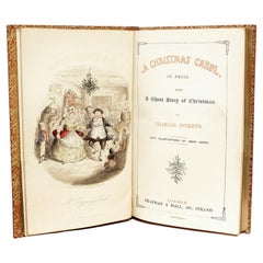 Charles DICKENS. Carol de Noël - Première ÉDITION SÉCONIQUE DE L'ISSUE - 1843